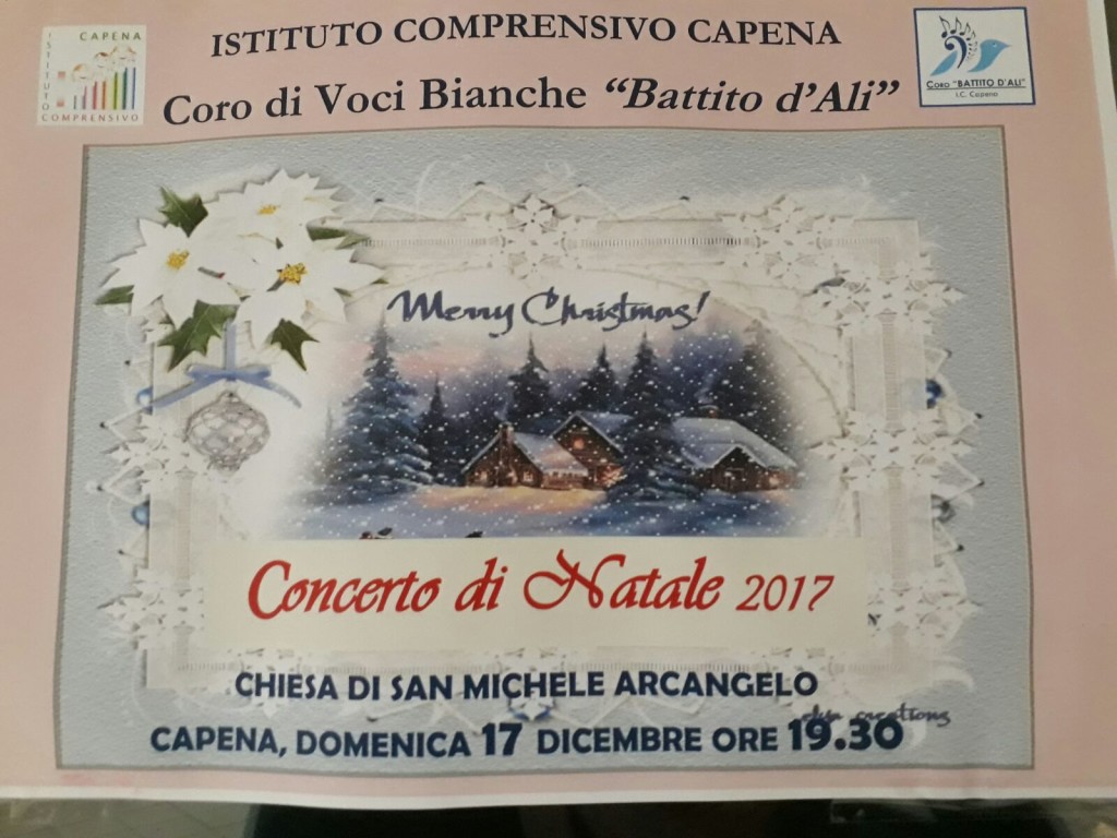 Locandina coro Natale